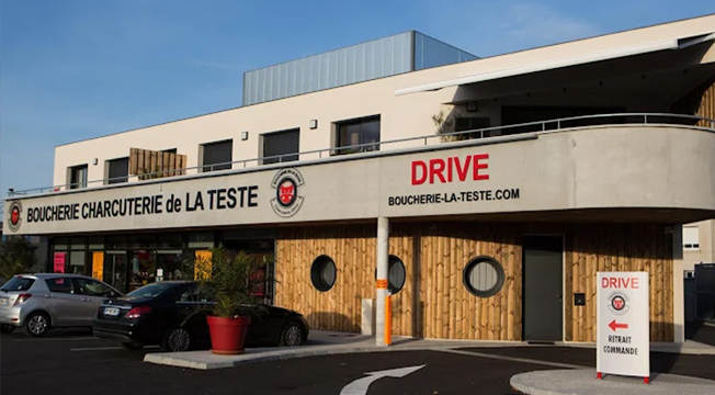 devanture Boucherie de la Teste
