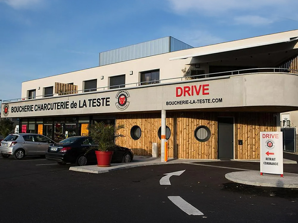 devanture Boucherie de La Teste