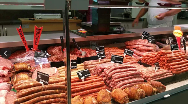 vitrine Boucherie de la Teste