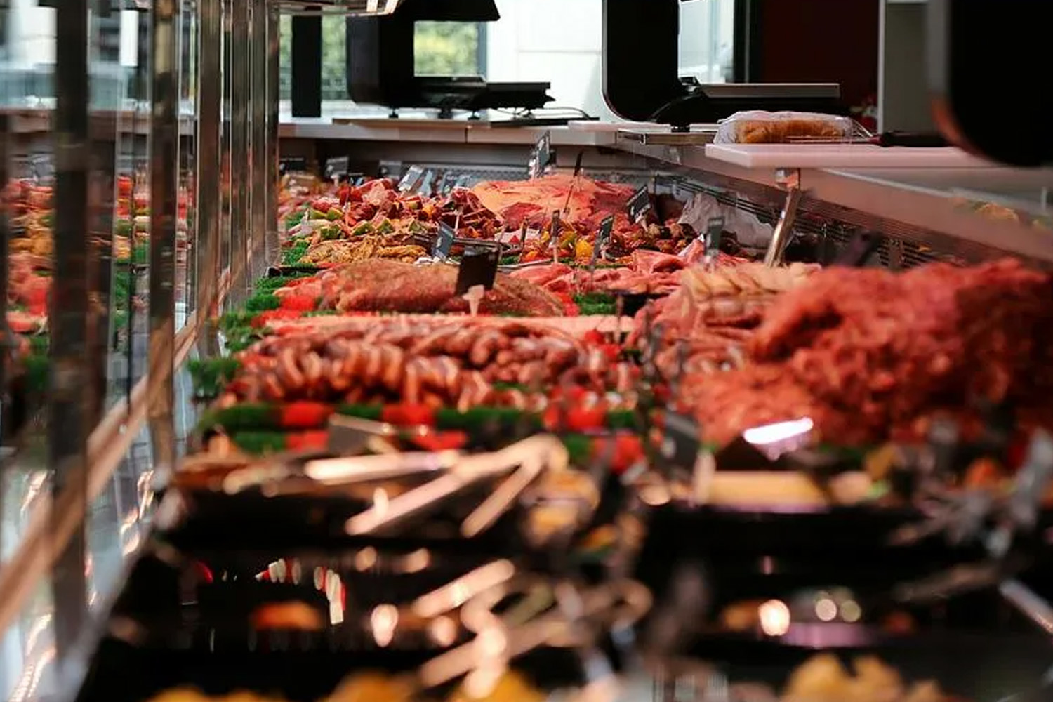 vitrine boucherie artisanale